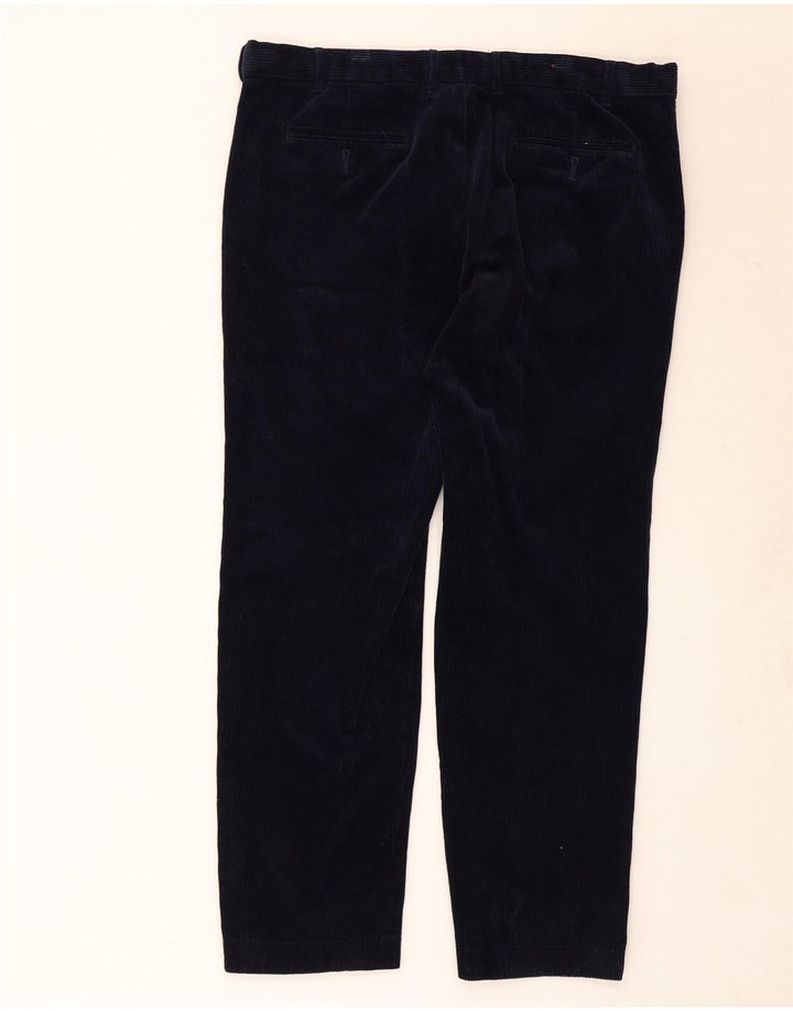 MARKS & SPENCER Herren-Cordhose mit normaler Passform, W40 L33, Marineblau
