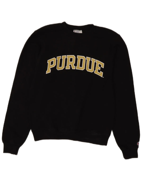 Champion Herren Purdue Graphic Sweatshirt Pullover XS Schwarz