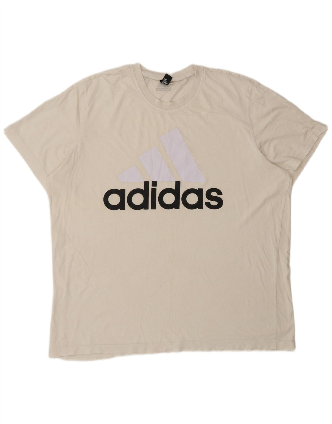 Adidas Herren Grafik T-Shirt Top 2XL Off White