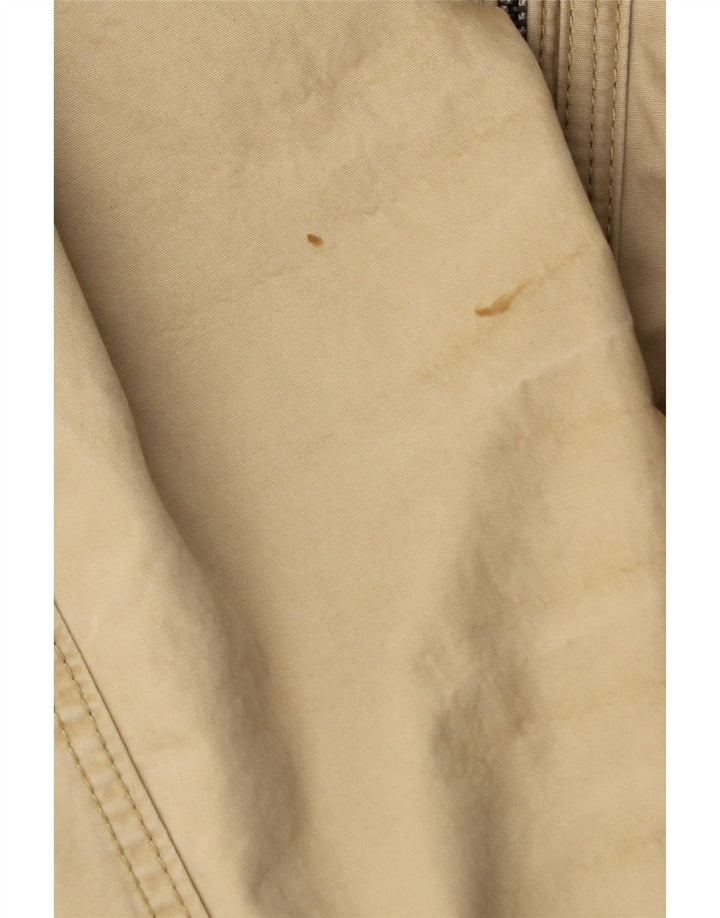 HOLLISTER Herren Bomberjacke UK 42 XL Beige Baumwolle