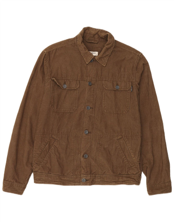 Billabong Herren Cordjacke UK 40 Large Braun