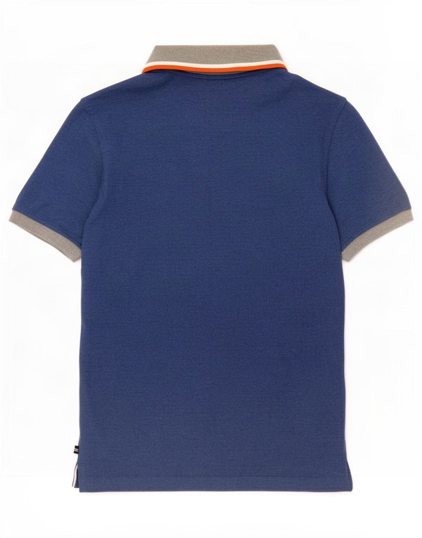 Nautica Poloshirt für Jungen, 14–15 Jahre, XL, Blau, Colourblock-Baumwolle