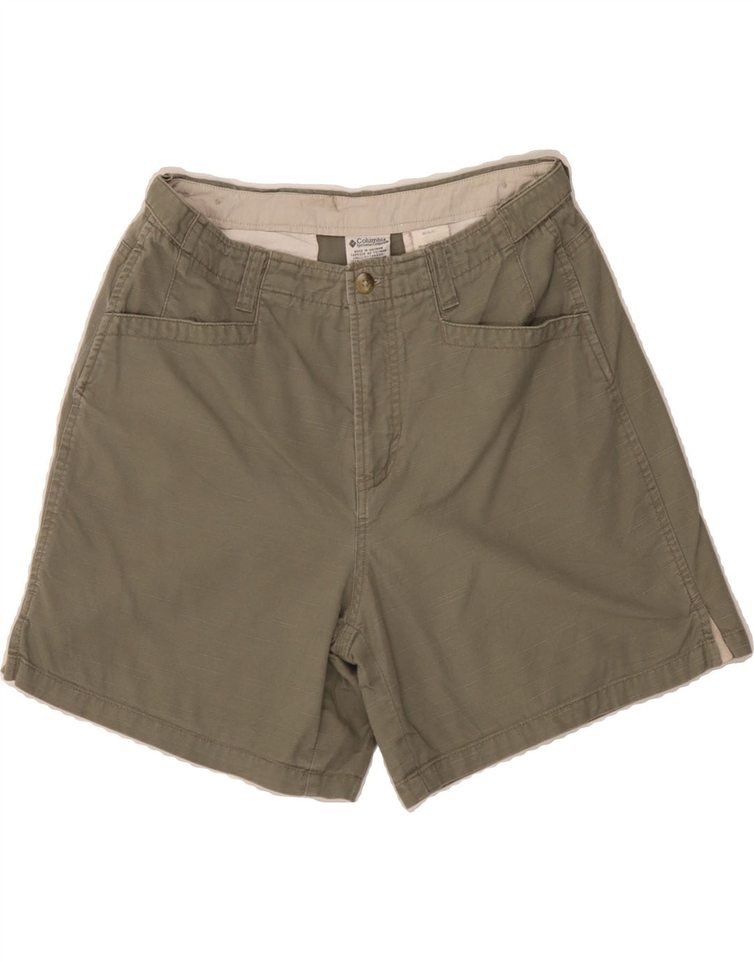 COLUMBIA Womens Casual Shorts US 6 Medium W26  Khaki Cotton Vintage Columbia and Second-Hand Columbia from Messina Hembry 