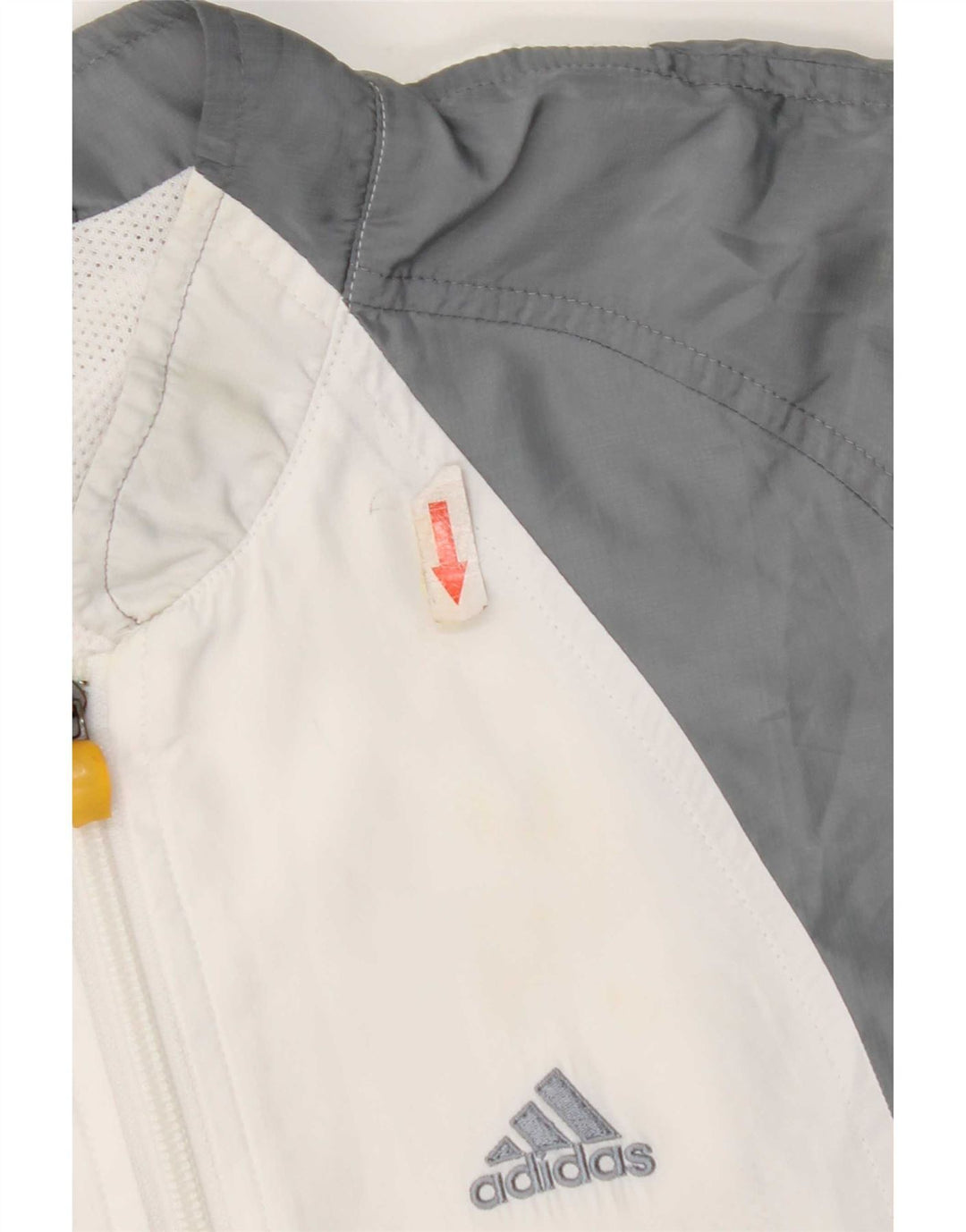 Adidas Damen-Trainingsanzug-Top-Jacke, UK 10, Größe S, Grau, Farbblock