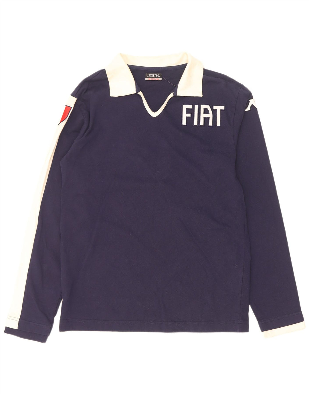Kappa Herren-Rugby-Poloshirt mit Grafik, mittelgroß, Marineblau, Farbblock
