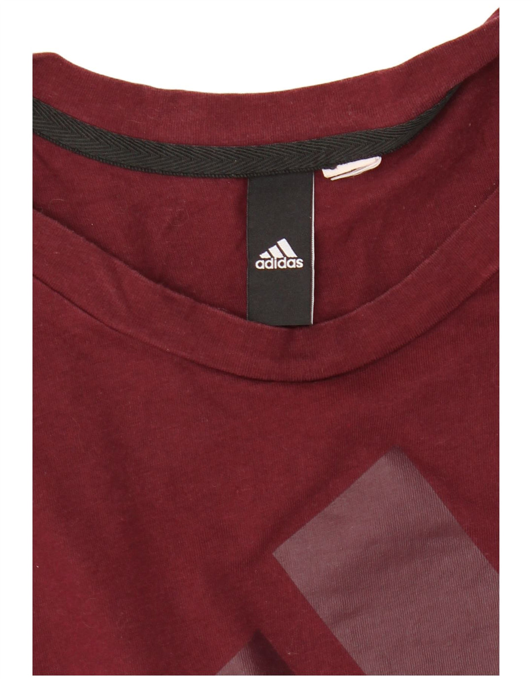 Adidas Herren Grafik T-Shirt Top Large Burgund