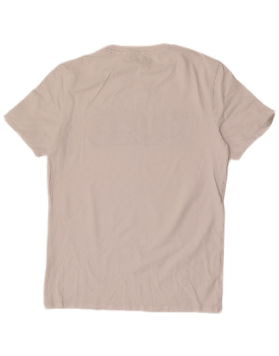 Guess Slim-Fit-Grafik-T-Shirt-Oberteil für Herren in Mittelweiß