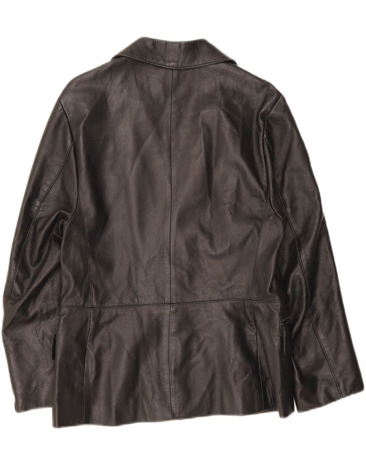 Vintage Herren 4-Knopf-Blazerjacke UK 34 XS Schwarz