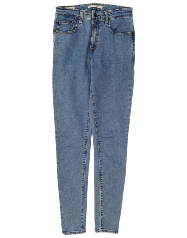 Levi's Damen 721 High Rise Skinny Jeans W28 L30 Blaue Baumwolle
