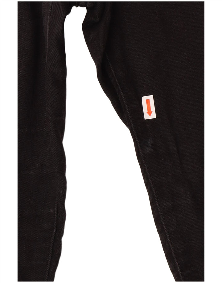 LEVI'S Damen 711 Skinny Jeans W30 L30 Schwarze Baumwolle