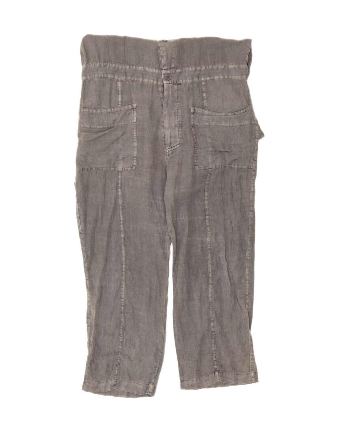 Zara Damen-Overall in Übergröße, UK 14, mittelgraues Leinen
