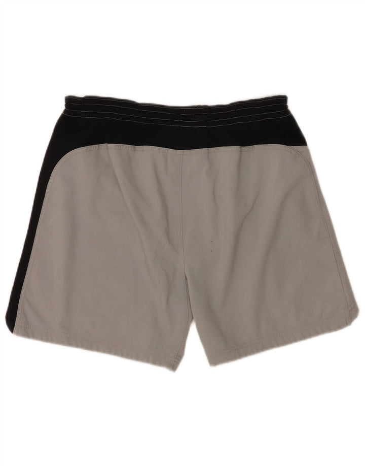 Nike Herren-Sportshorts aus mittelgrauem Colourblock-Polyester