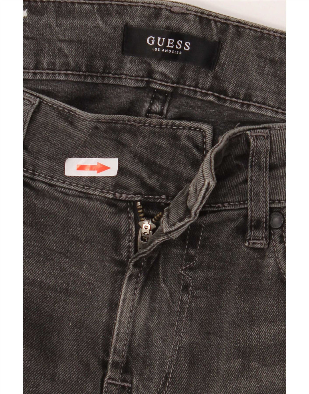 Guess Herren Angels Slim Jeans W30 L32 Graue Baumwolle