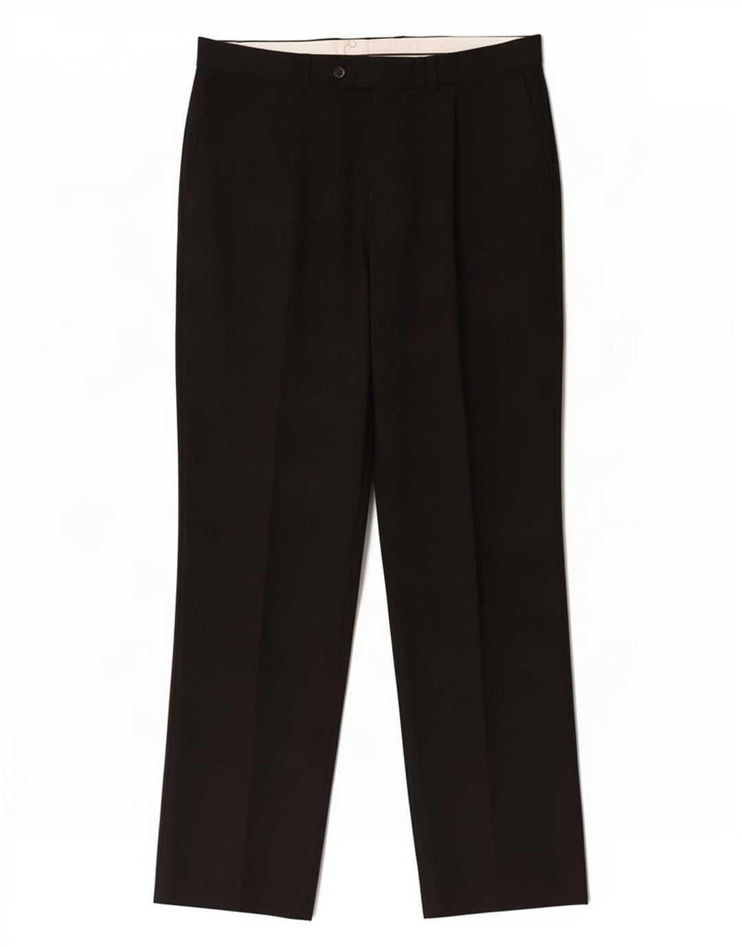 Gerade Herren-Anzughose von Marks & Spencer, W34, L31, Schwarz, Polyester