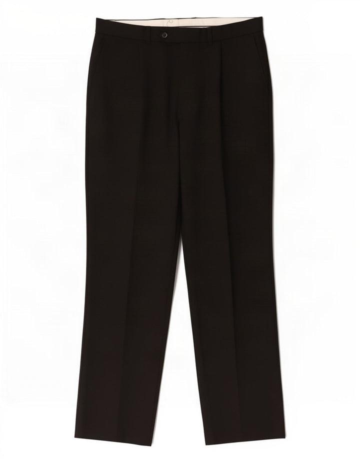 Gerade Herren-Anzughose von Marks & Spencer, W34, L31, Schwarz, Polyester