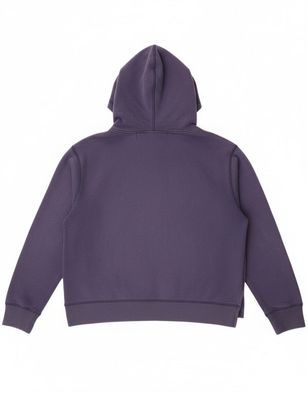 Polo Ralph Lauren Damen-Kapuzenpullover mit Reißverschluss, UK 14, mittleres Marineblau