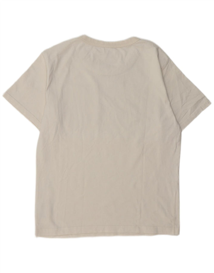 New Balance Herren T-Shirt Top aus mittelweißer Baumwolle