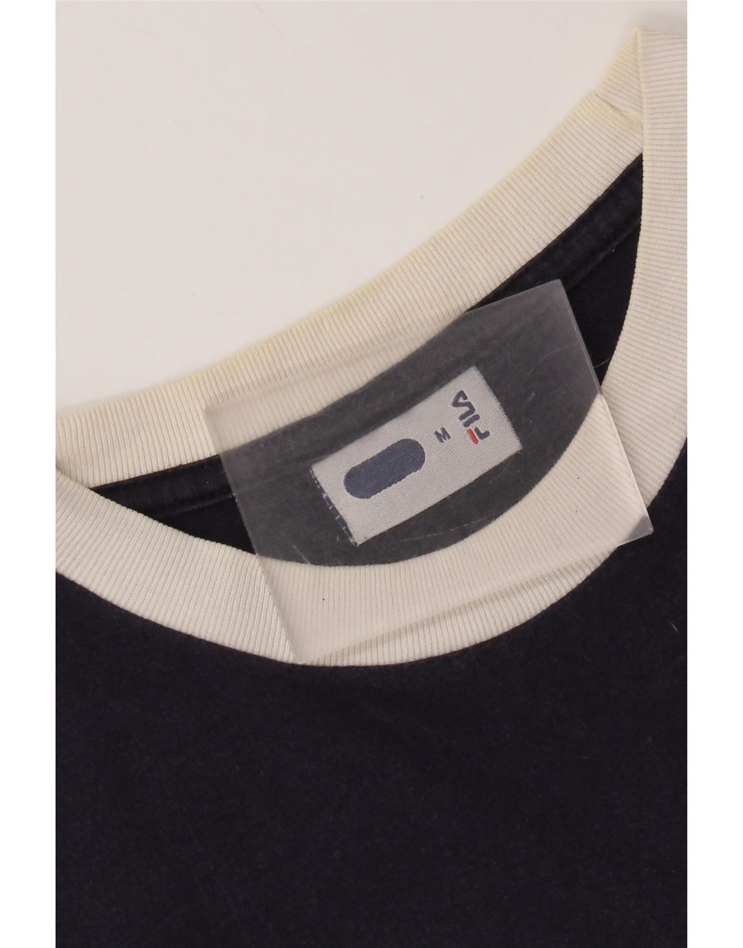 FILA Herren-Grafik-T-Shirt-Oberteil aus mittelblauer Baumwolle in Marineblau