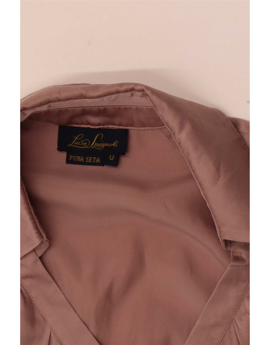 Luisa Spagnoli Damen-Hemdbluse, Einheitsgröße, rosa Seide