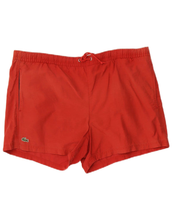 Lacoste Herren Badeshorts Größe 6 XL Rot