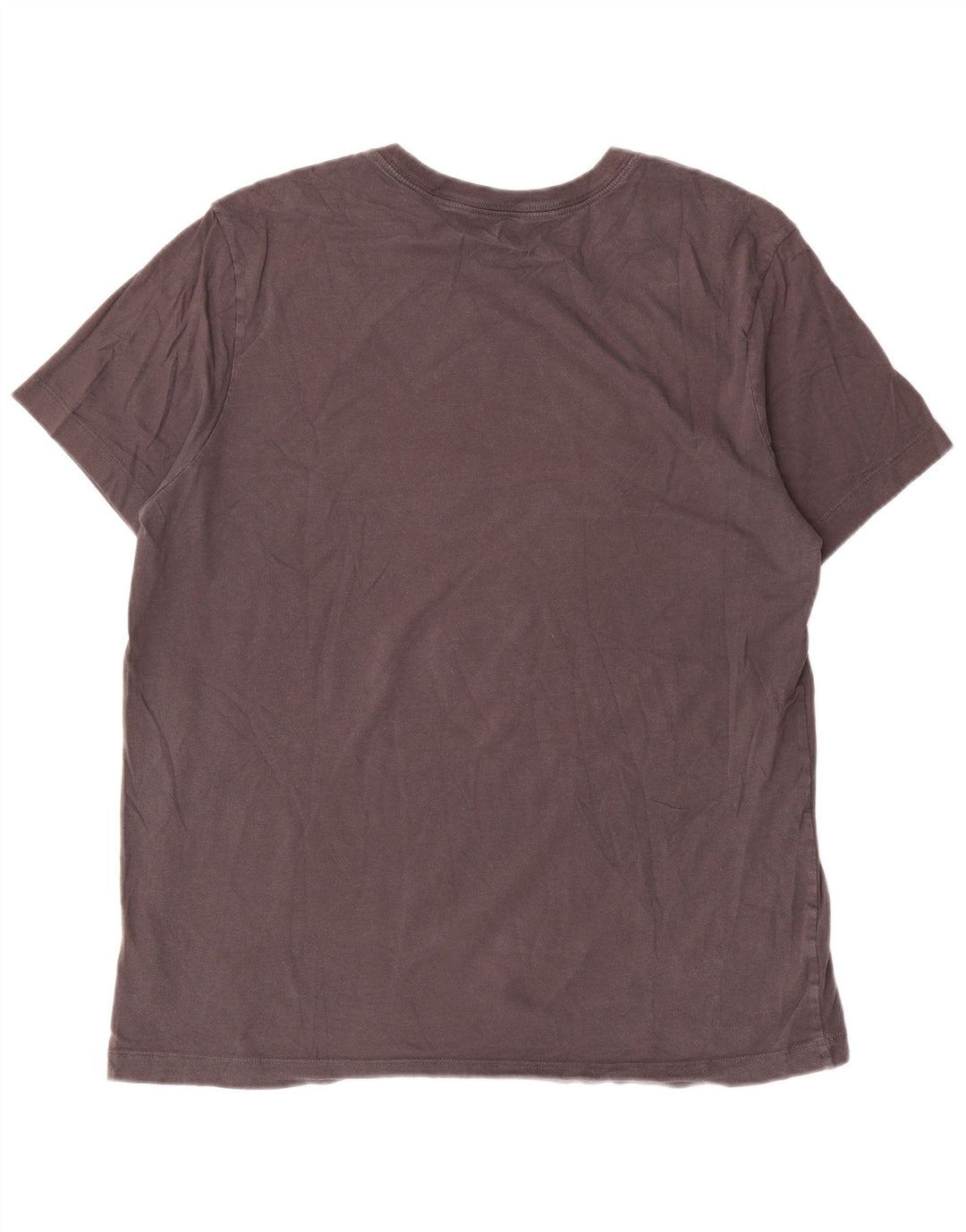 Nike Herren-T-Shirt mit Grafik, Größe L, aus grauer Baumwolle