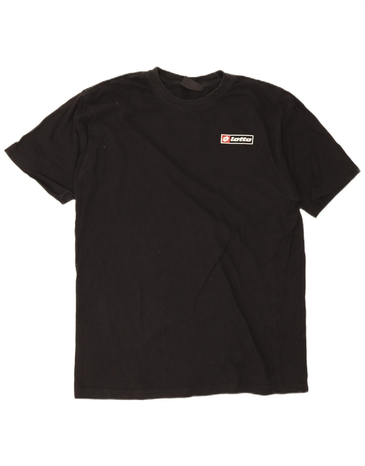 Lotto Herren T-Shirt Top Large Schwarz