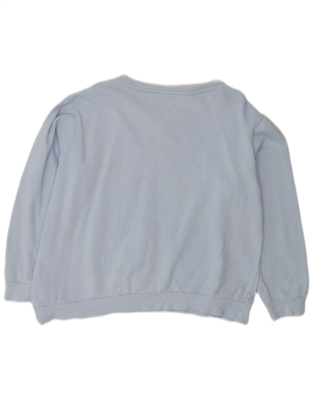 Fila Damen-Sweatshirt mit übergroßem, bauchfreiem Grafikmuster, UK 16, Größe L, Blau