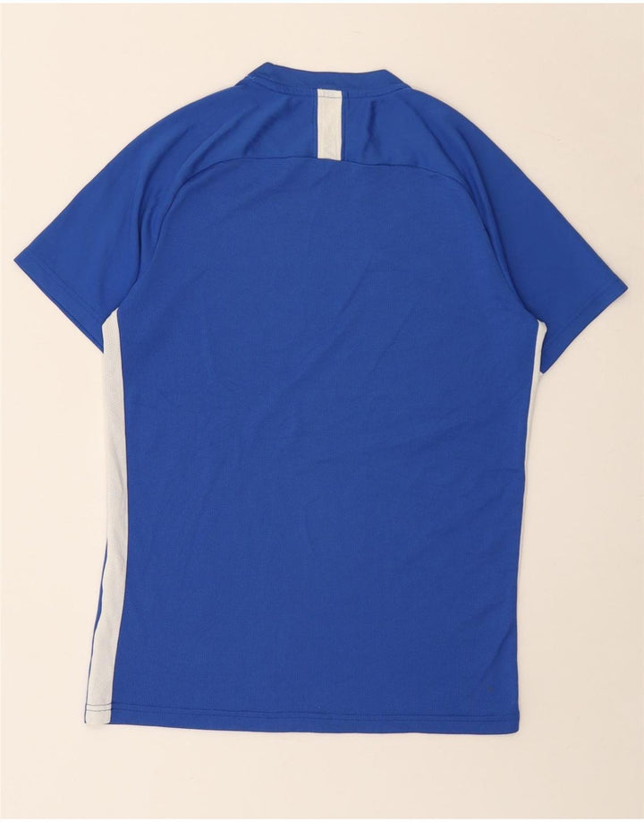 Nike Herren-T-Shirt-Oberteil, Mittelblau, Farbblock