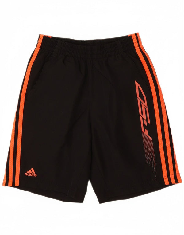 ADIDAS Jungen F50 Graphic Sport Shorts 11–12 Jahre, schwarzes Polyester