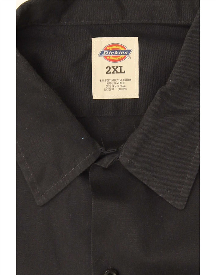 Dickies Herrenhemd 2XL Schwarz Polyester