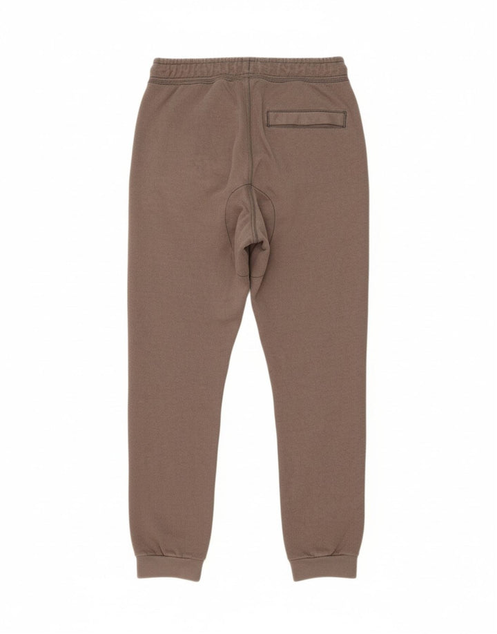 NIKE Mens Tracksuit Trousers Joggers Small  Grey Cotton