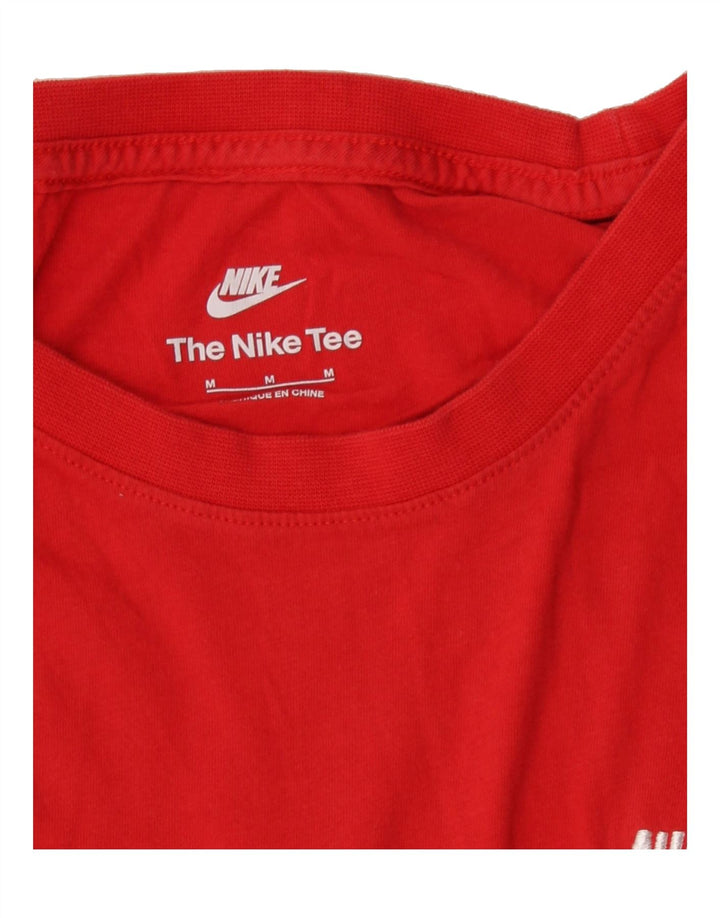 NIKE Mens T-Shirt Top Medium Red Cotton Vintage Nike and Second-Hand Nike from Messina Hembry 