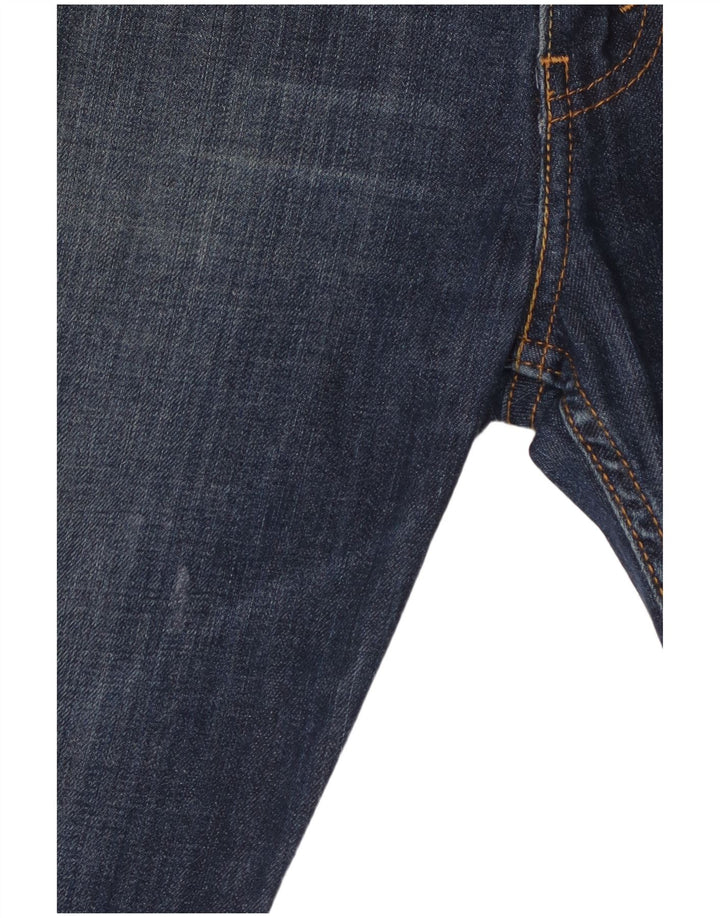 Levi's Damen 513 Straight Jeans W31 L34 Blaue Baumwolle