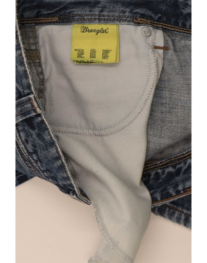 Wrangler Herren Clyde Straight Jeans W36 L30 Blaue Baumwolle