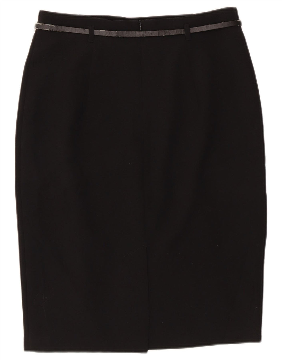Marks & Spencer Damen Bleistiftrock UK 10 Small W28 Schwarz Polyester