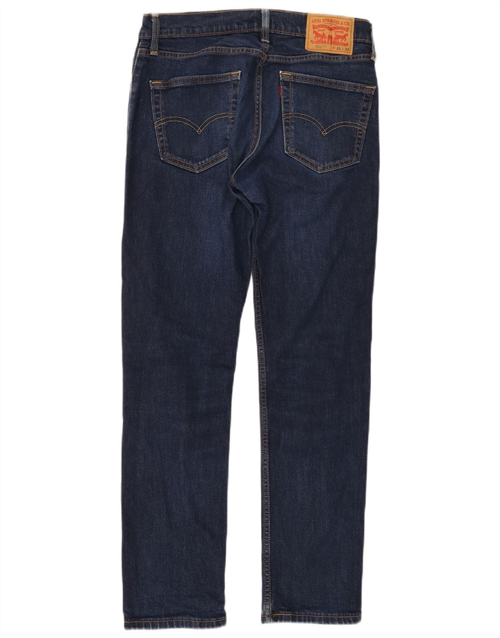 Levi's Herren 511 Slim Jeans W31 L32 Marineblaue Baumwolle