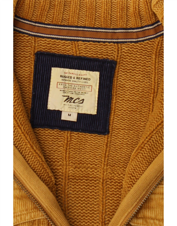 Marlboro Classics Damen-Cardigan-Pullover UK 12 Mittelbraune Baumwolle
