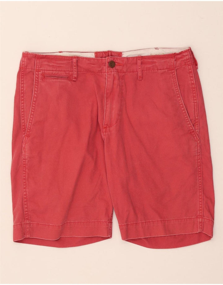 Ralph Lauren Herren Denizen Chino Shorts W32 Mittelrote Baumwolle