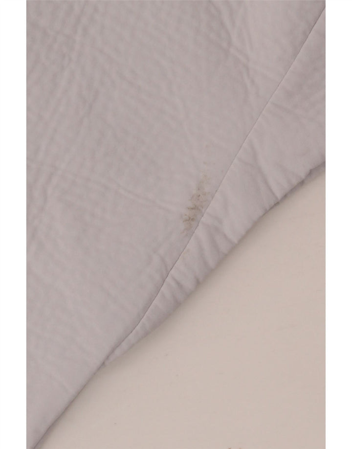 REEBOK Damen Übergroßer Kapuzenpullover UK 4/6 XS Off White Polyester