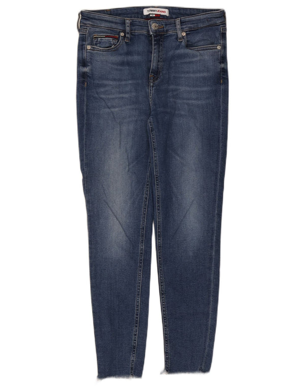 Tommy Hilfiger Damen Skinny Jeans W28 L25 Blau Baumwolle