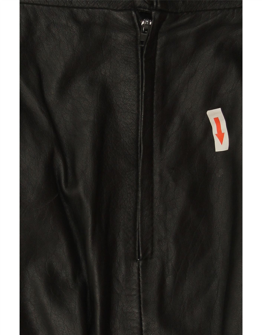 Vintage Damen Lederrock W30 Medium Schwarz