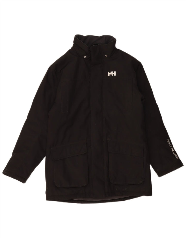 Helly Hansen Jungen Grafik gepolsterte Jacke 13–14 Jahre, schwarzes Polyester