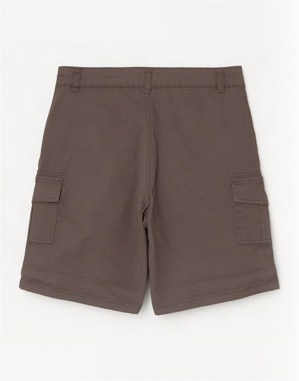 Bench Damen Cargoshorts UK 12 Medium W30 Graue Baumwolle