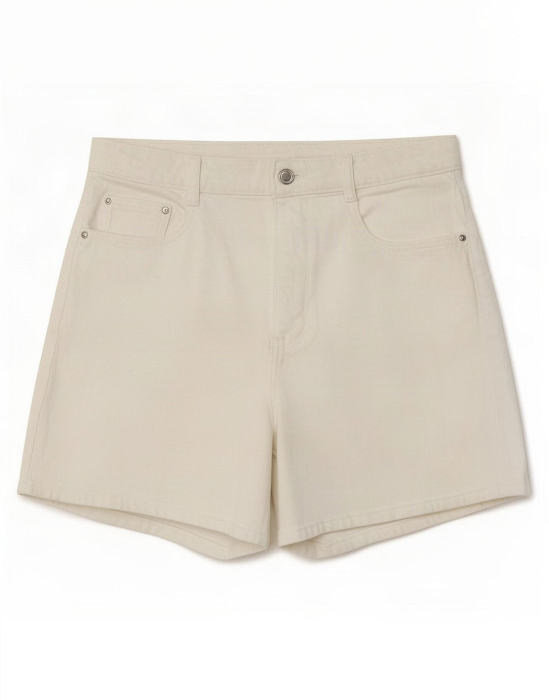 Zara Damen Jeansshorts EU 40 Medium W30 Weiß