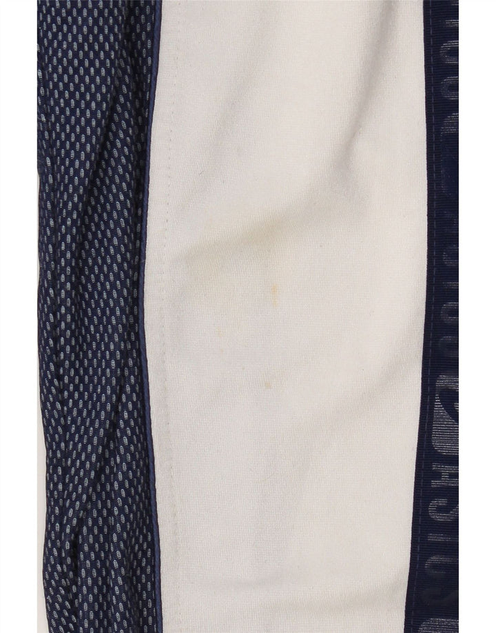 Asics Herren-Trainingsanzug mit grafischer Kapuze, groß, Marineblau, Farbblock