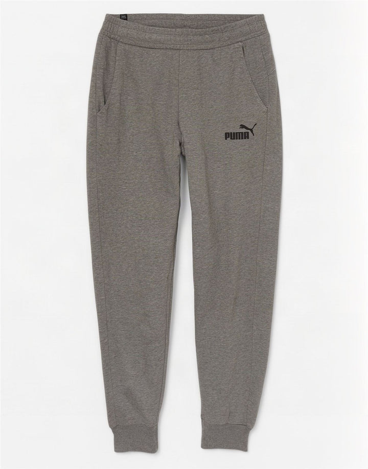 Puma Herren-Trainingshose, Jogginghose, Größe S, grau gefleckt