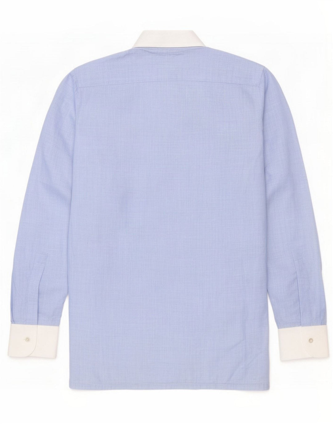 St. Bernard Herrenhemd Größe 15 38 Mittelblaues Polyester