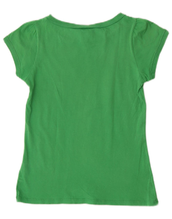 Benetton Mädchen Peanuts Graphic T-Shirt Top 10-11 Jahre XL Grüne Baumwolle