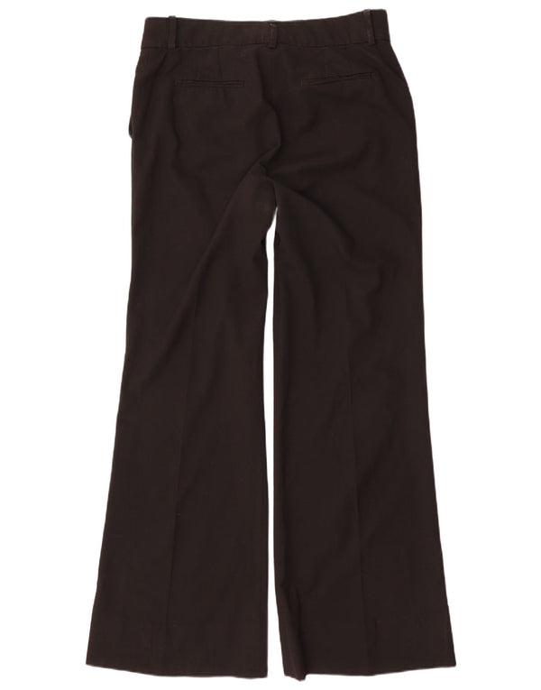 Zara Damen-Chinohose mit weitem Bein, EU 40, M, B30, L32, Schwarz