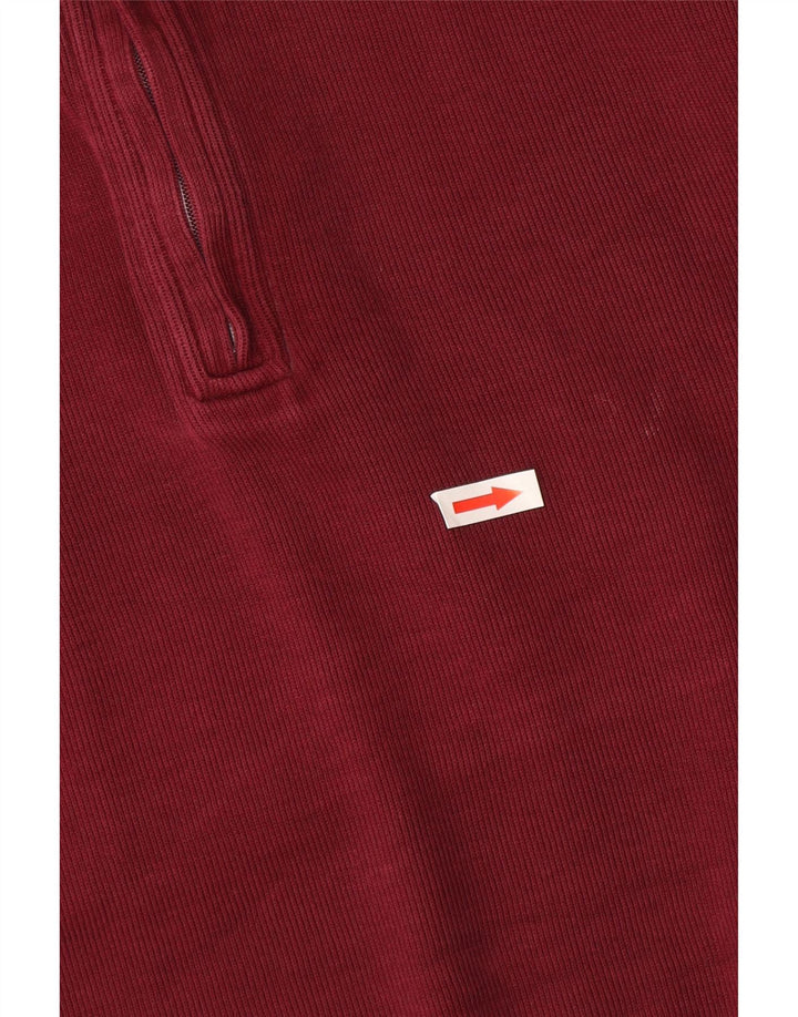 Marks & Spencer Herren Blue Harbor Sweatshirt Pullover Medium Burgund
